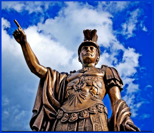 Pyrrhic War - Statue depicting King Pyrrus of Epirus