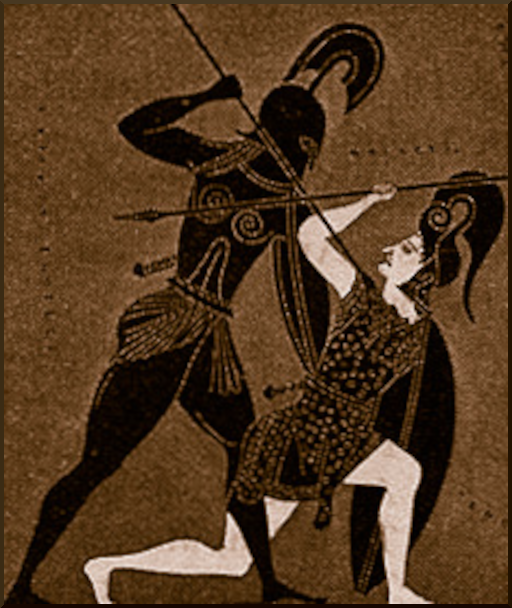 The Death of Hector, The Greatest Warrior of the City of Troy.